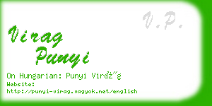 virag punyi business card